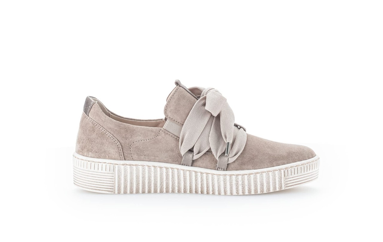 GABOR Freizeit Schnürer beige Gabor Fashion Sneaker low 43.333.12 beig