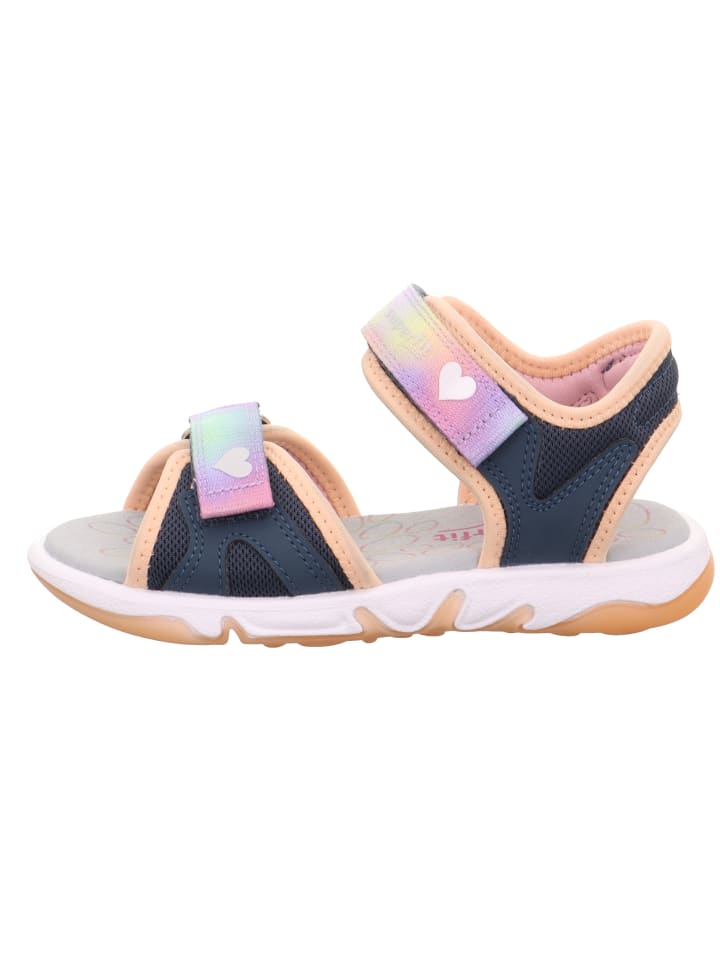 superfit Sandale PEBBLES in Blau/Orange günstig kaufen