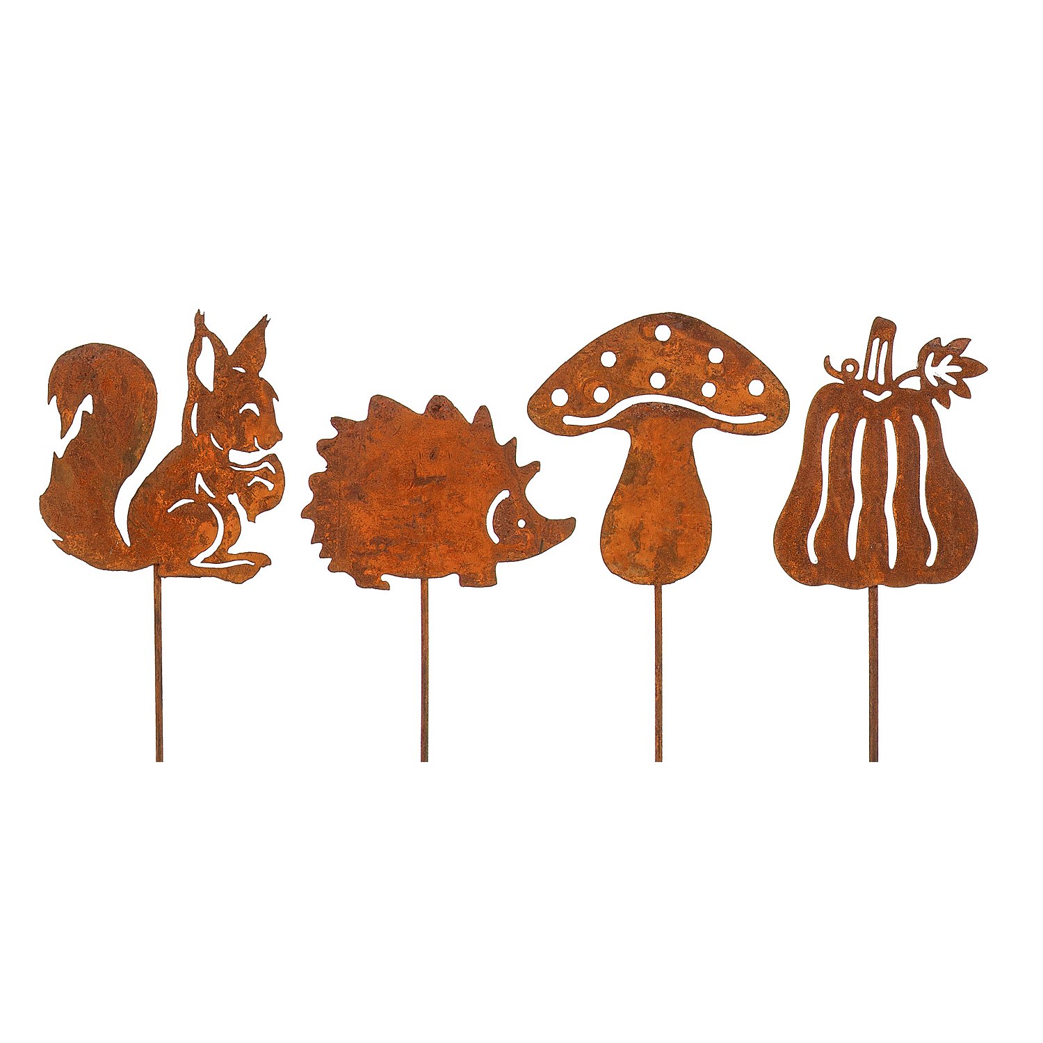 Rost-Herbststecker, 4 Stück