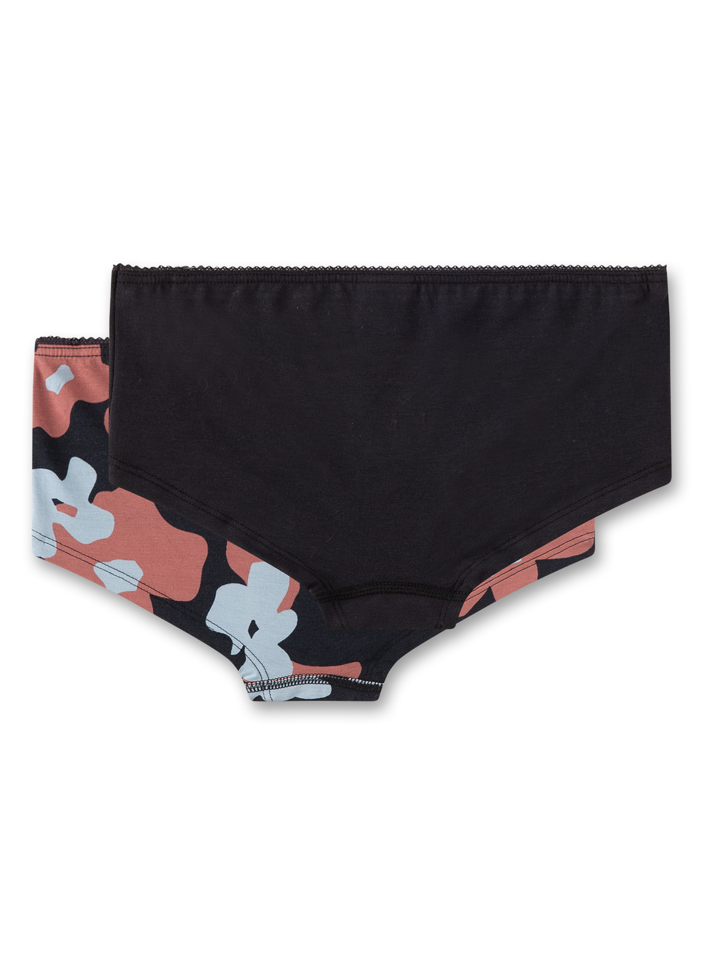 Mädchen-Cutbriefs (Doppelpack) Dunkelgrau
