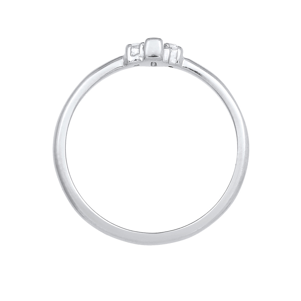Elli PREMIUM Elli PREMIUM Bague Femmes Solitaire Fiançailles Filigrane avec Topaze en Argent S Bague