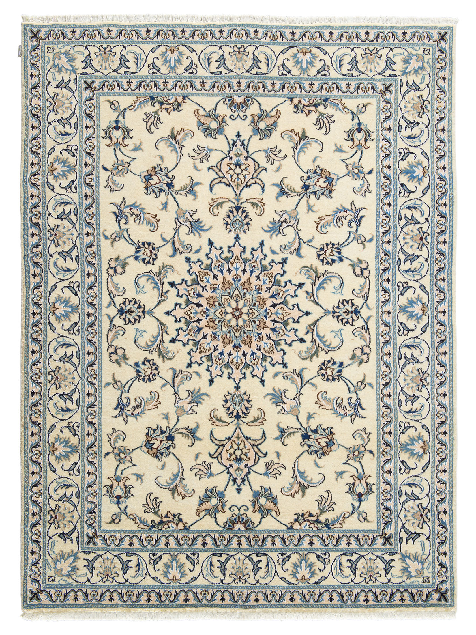 Kaschmar Nain 12 Lah ca. 150 x 202 cm, Unikat / Einzelstück