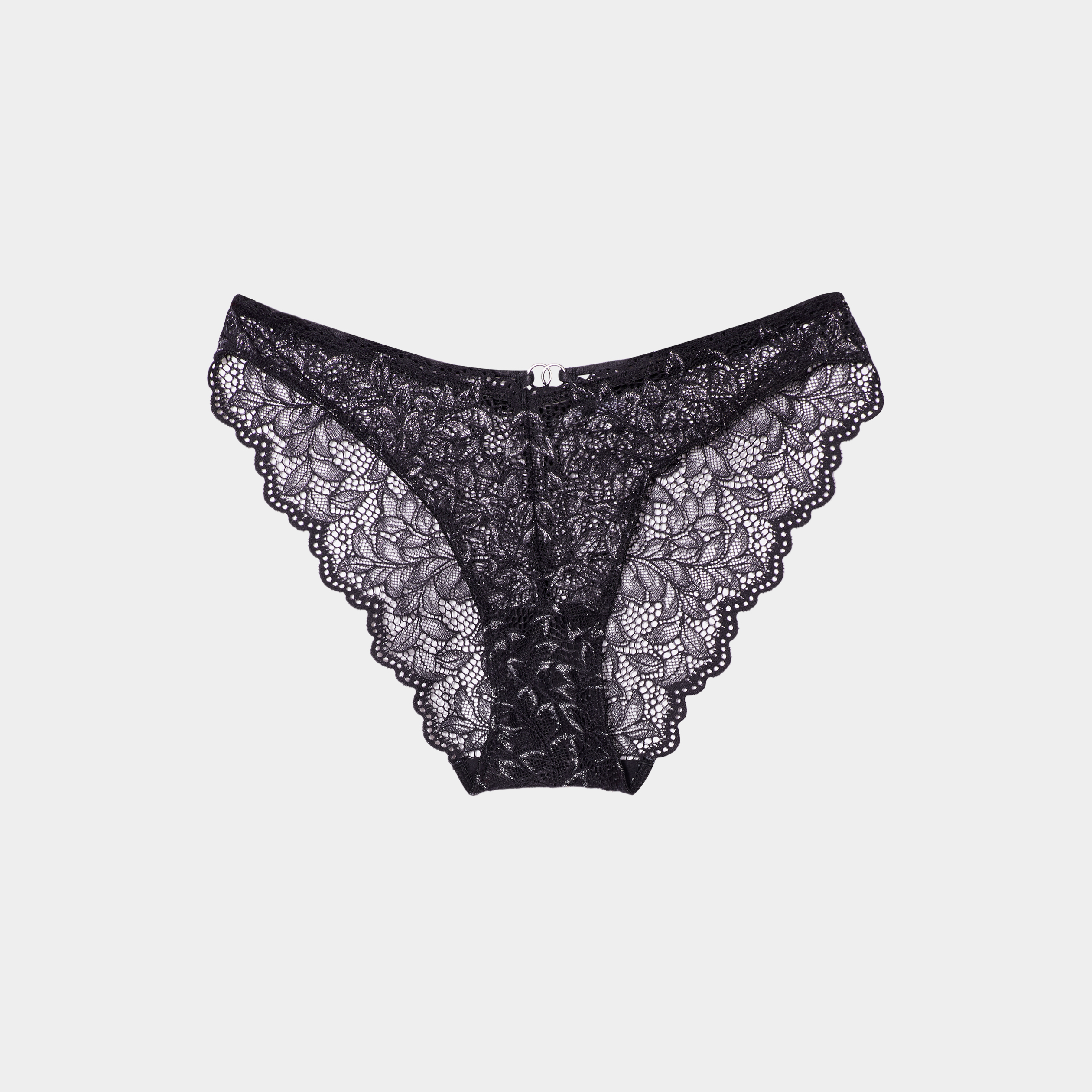 Culotte en dentelle noir femme | La Halle