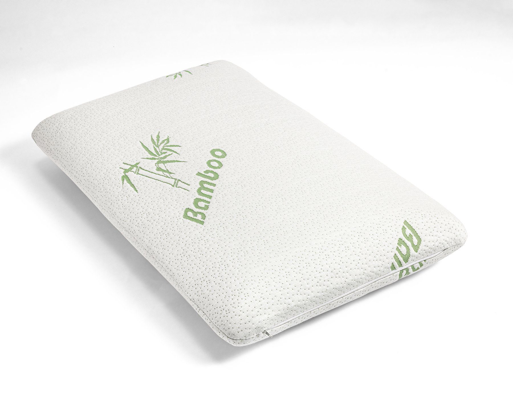 Nackenstützkissen ORTHOPÄDISCHES BAMBUS-VISCOGEL-KISSEN-KISSEN WEISS, Sitheim-Europe, Füllung: 100 % Viscoschaum, Rückenschläfer, Seitenschläfer, Bauchschläfer, Für Rücken-, Bauch- und Seitenschläfer geeignet