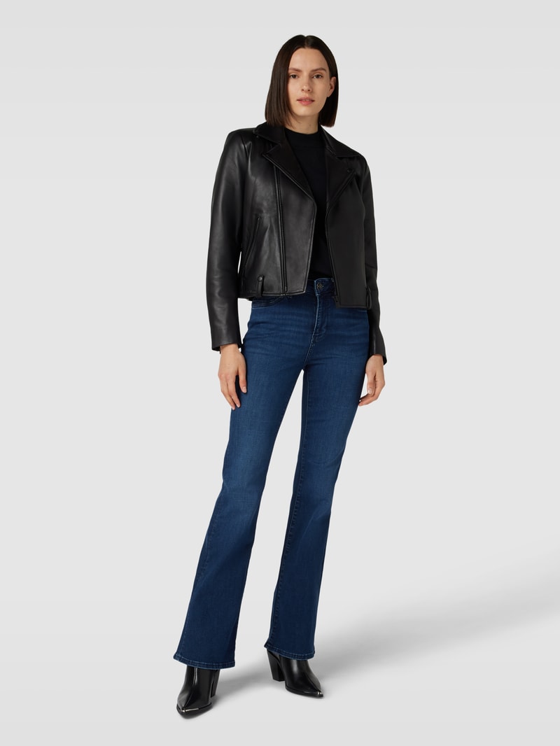 Jeans im 5-Pocket-Design Modell 'CELIA' in dunkelblau