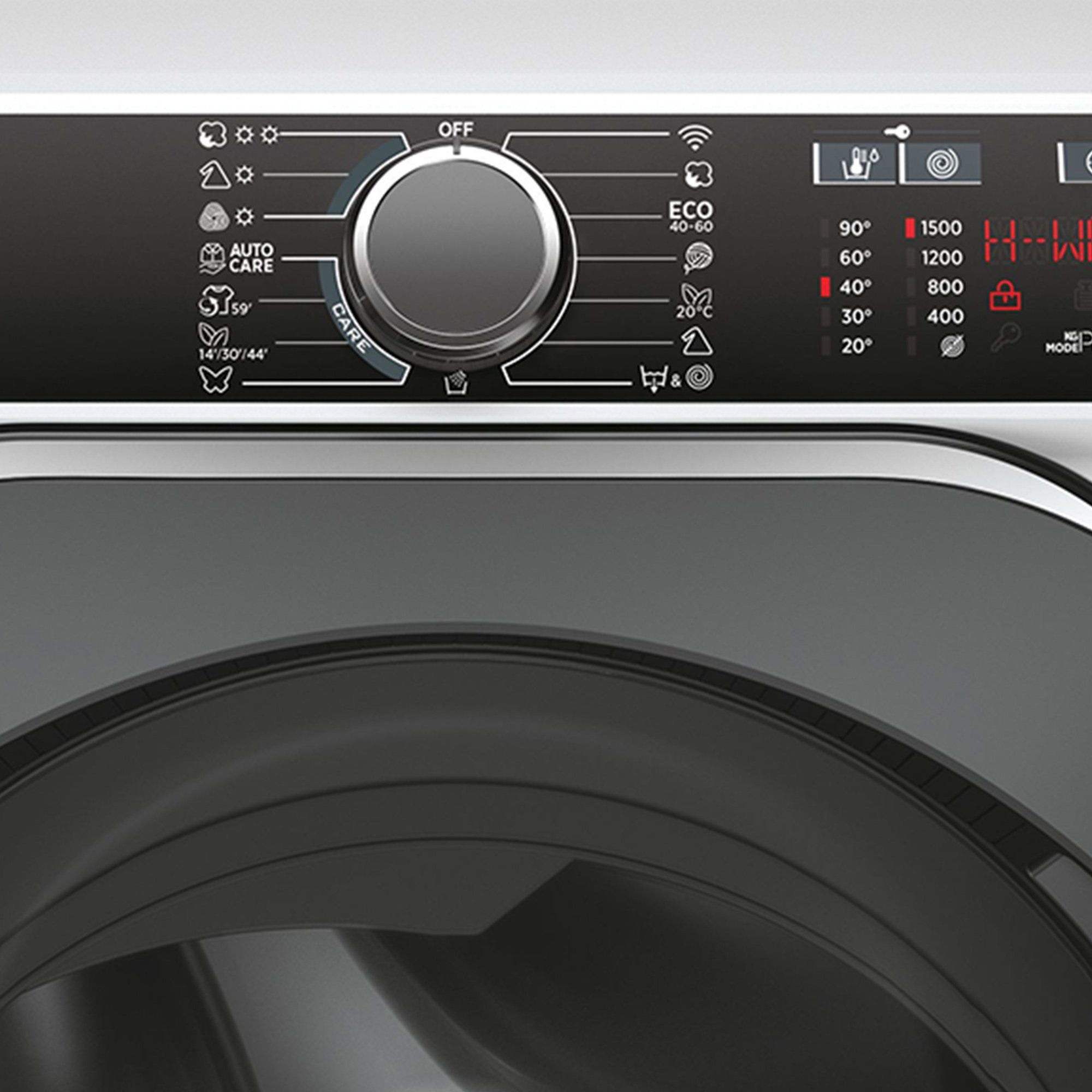 Hoover Waschtrockner HDP 5106AMBC/1-S, 10,00 kg, 6 kg, 1500 U/min, Mix-Power-System, WiFi & Bluetooth (hOn-App), Active Steam