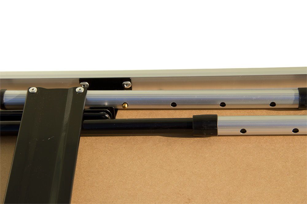NATIV Haushalt Klapptisch (1-St), höhenverstellbarer Klapptisch für Arbeit, Camping, Flohmarkt, Garten