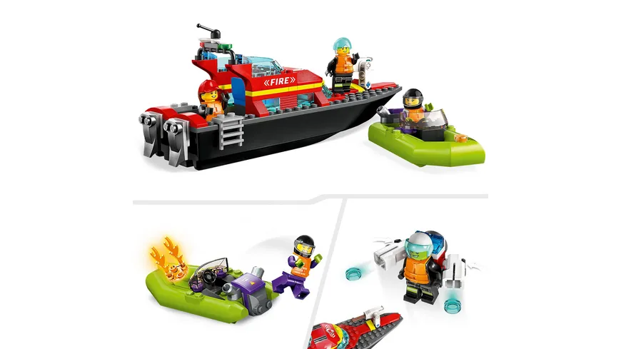 LEGO City 60373 Feuerwehrboot