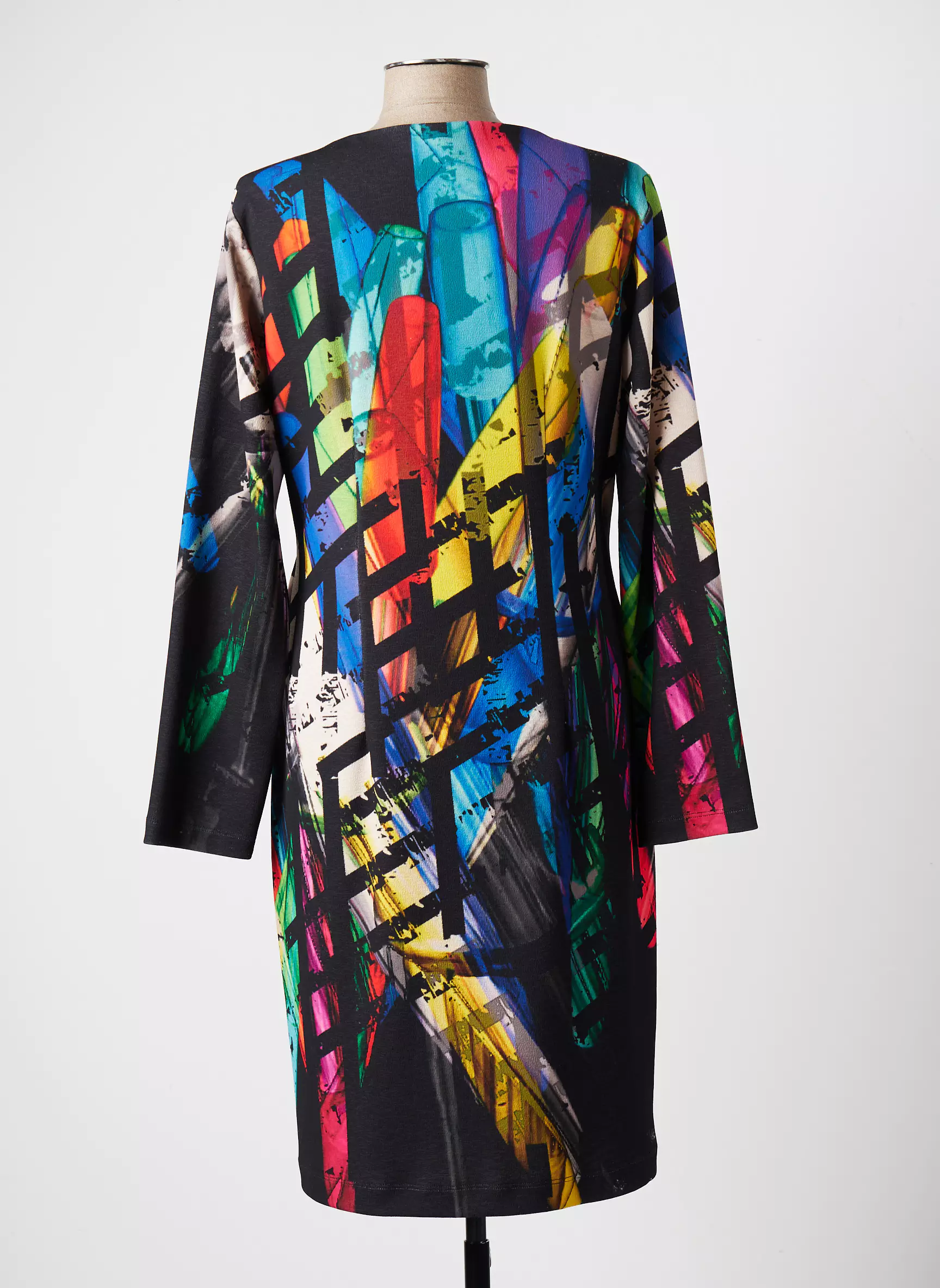 Eroke Robes Mi Longues Femme couleur noir