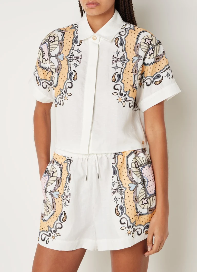 Camicetta con stampa paisley JOSH V Ziya