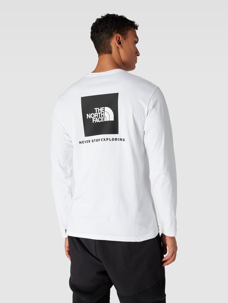 Longsleeve mit Label-Print Modell 'RED BOX' in weiß