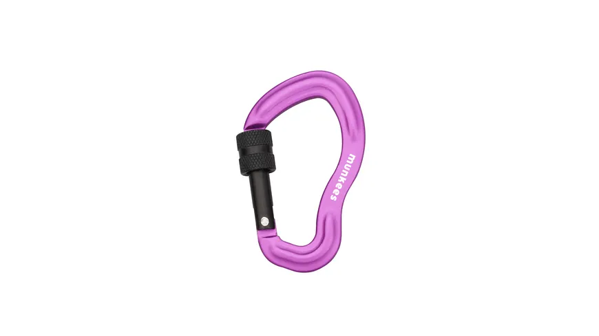 munkees Karabiner mit Schraubverschluß 
