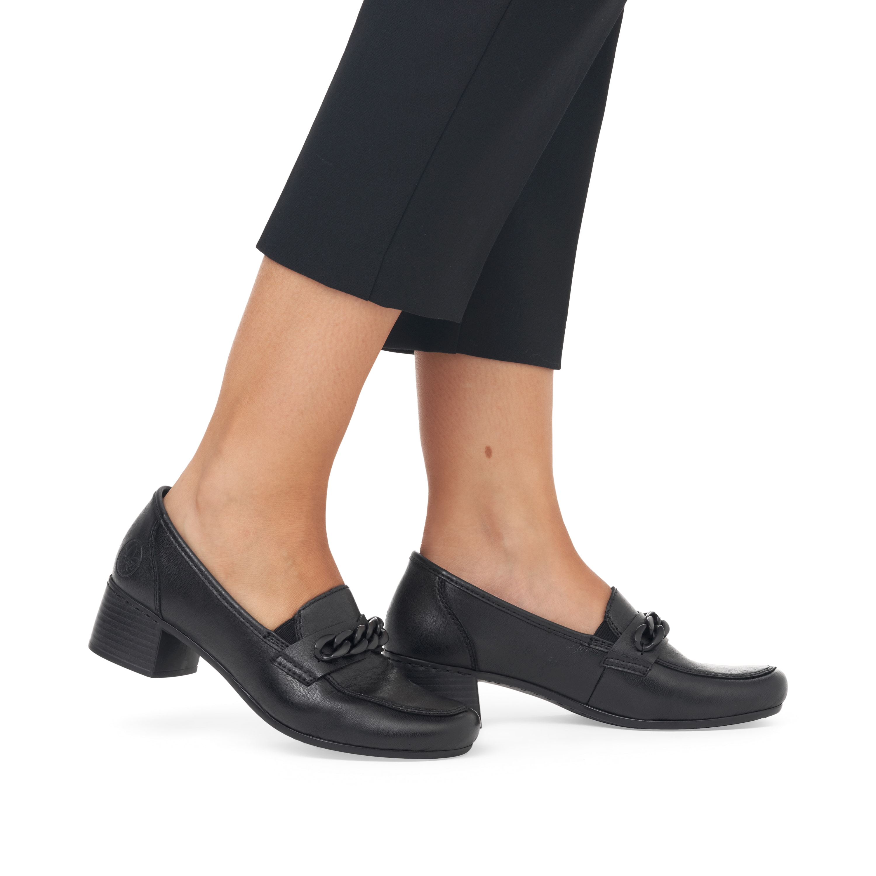 Rieker Damen Loafer mitternachtsschwarz