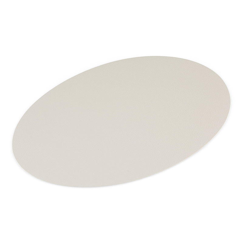 Home Spisebrikke 33x43 cm oval kremhvit