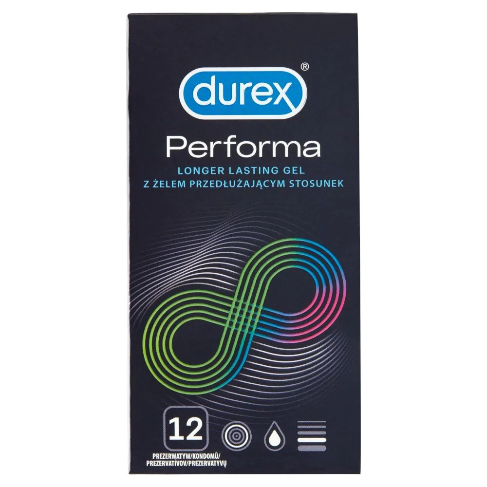 Durex Performa glidecremekondomer, 12 stk.