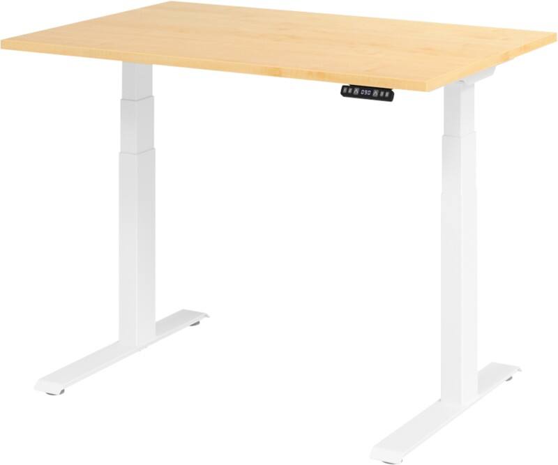 Hammerbacher Sitz-Steh-Arbeitsplatz XDKB12 1.200 x 800 x 1.290 mm Ahorn