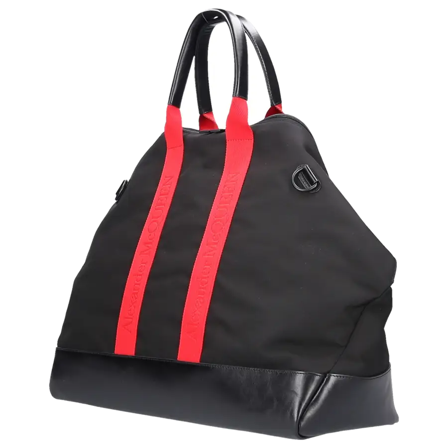 Alexander McQueen - Handtasche BUTTERFLY TOTE Nylon - schwarz