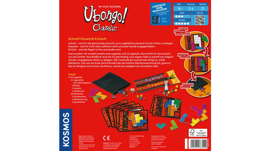 KOSMOS - Ubongo Classic - Das wilde Puzzlespiel