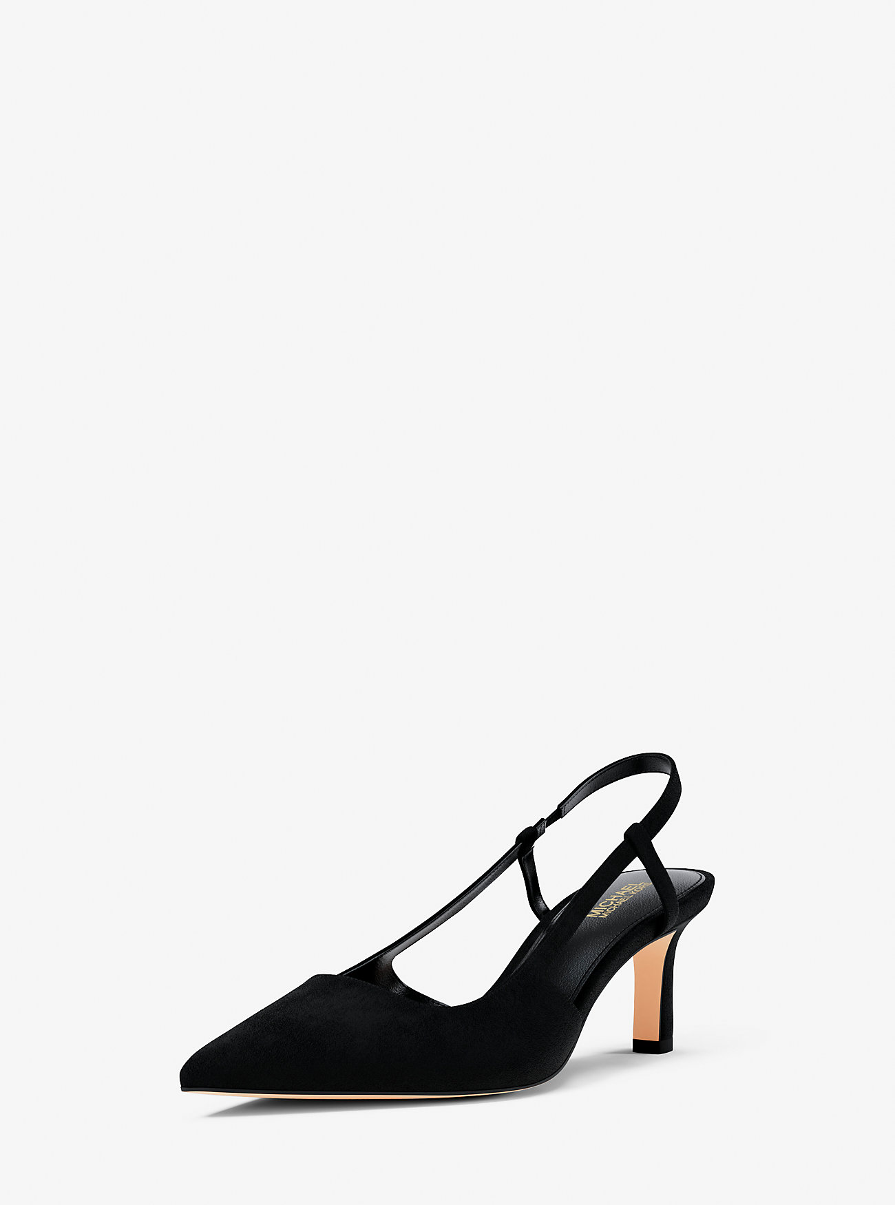 Alora semsket slingback pumps - SVART