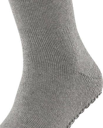 Falke, Serie Homepads, Wolle-Baumwolle rutschhemmend, grau