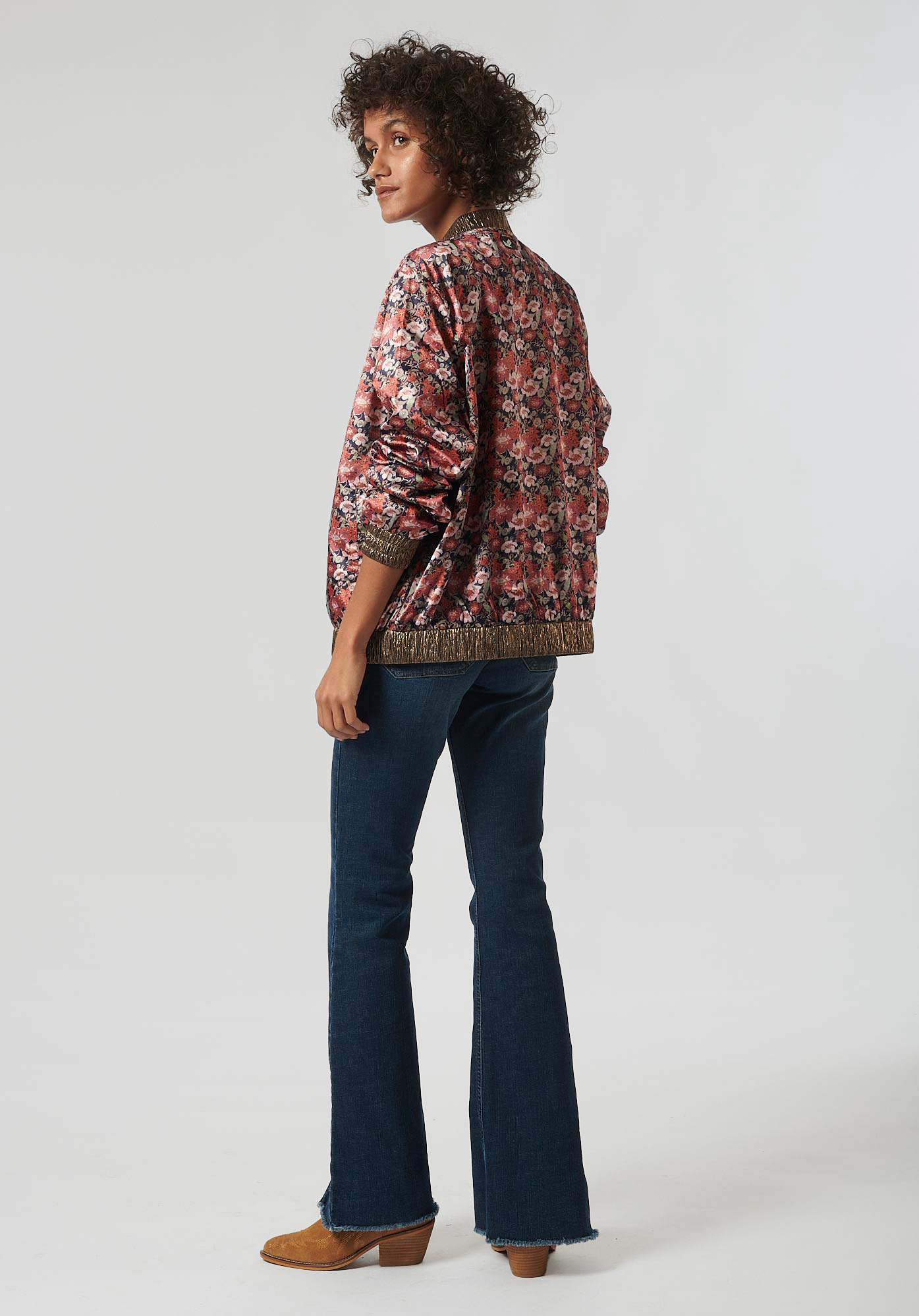 PILE   Veste fleurie femme