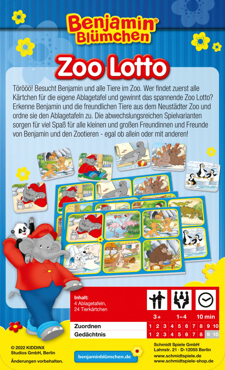 Benjamin Blümchen Zoo Lotto, 1 St