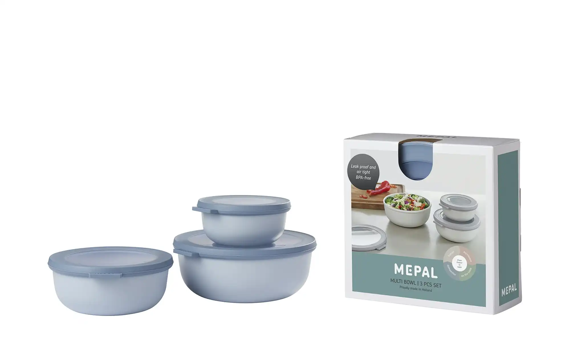 Mepal Multischüssel-Set, 3-teilig Cirqula