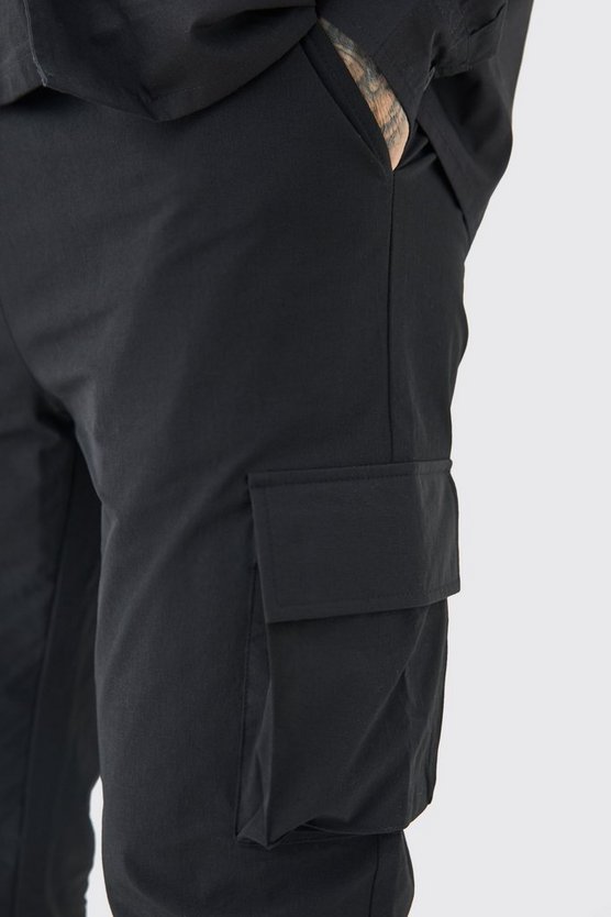 Tall elastische Skinny Stretch Cargo-Hose