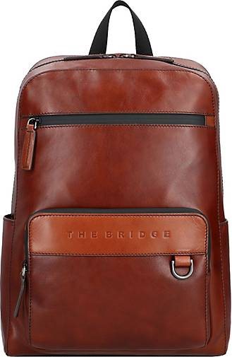 The Bridge Damiano Rucksack Leder 39 cm Laptopfach