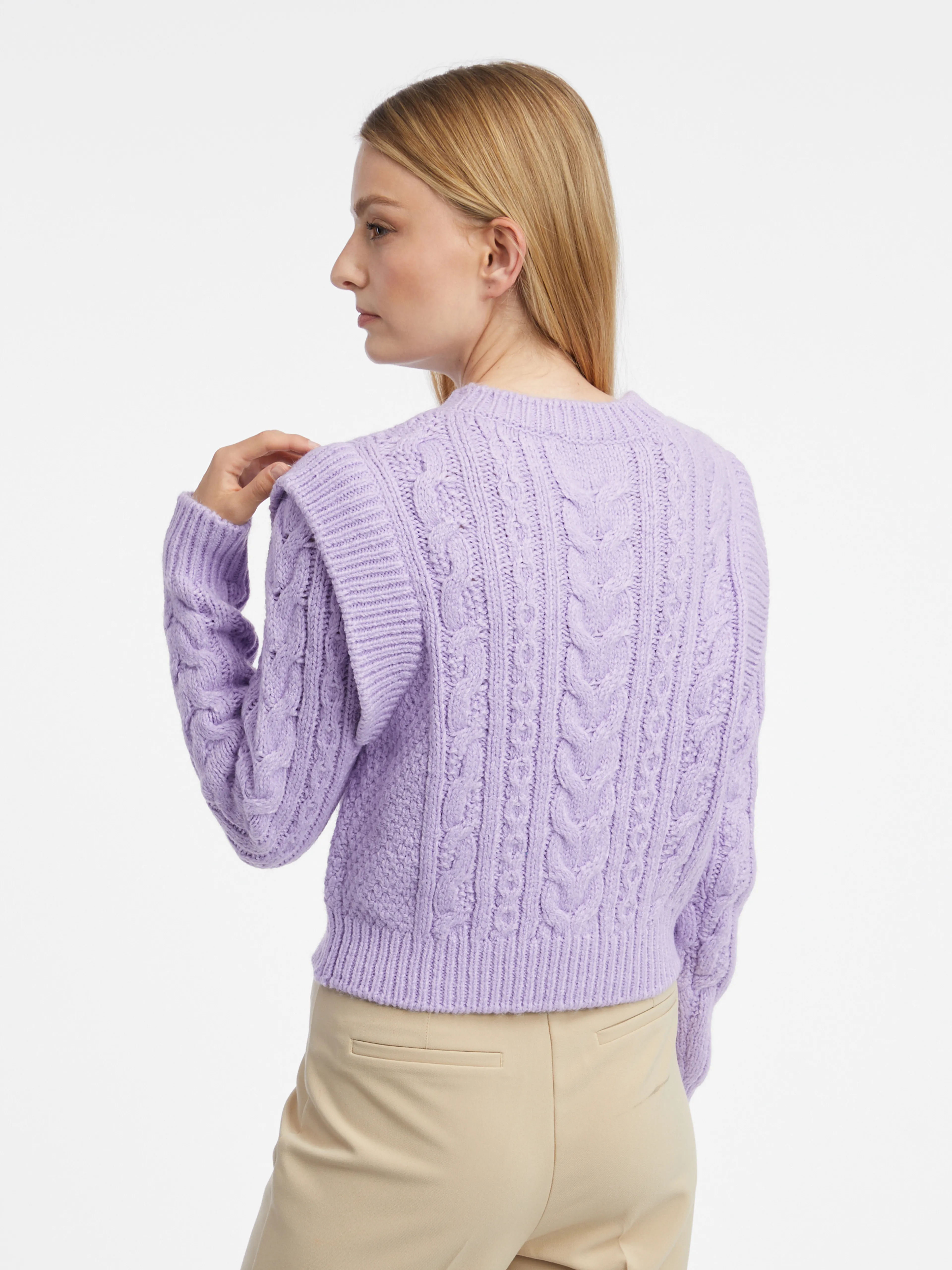 Hellvioletter Damen-Pullover ORSAY