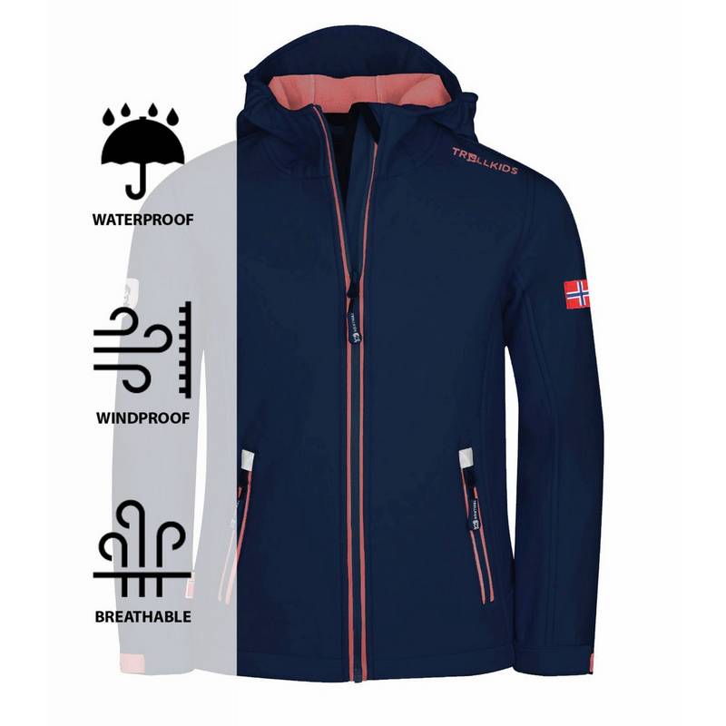 Trollkids Trollfjord Softshelljacke Mädchen