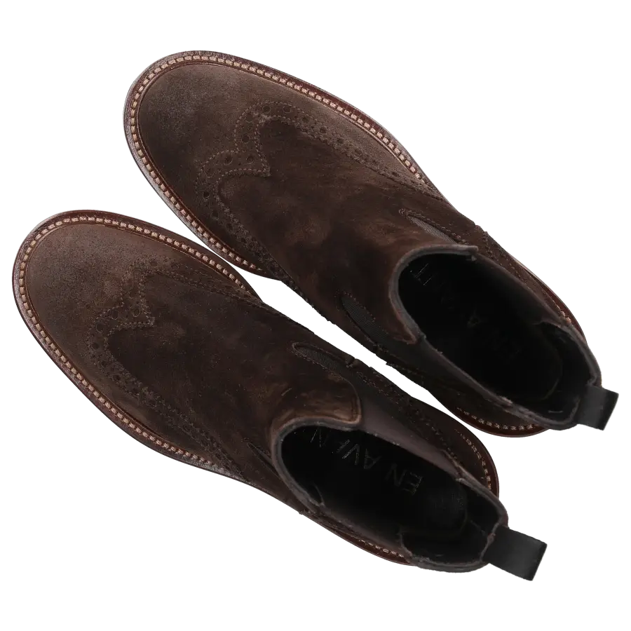 EN AVANT - Chelsea Boots 446-24 Veloursleder - braun