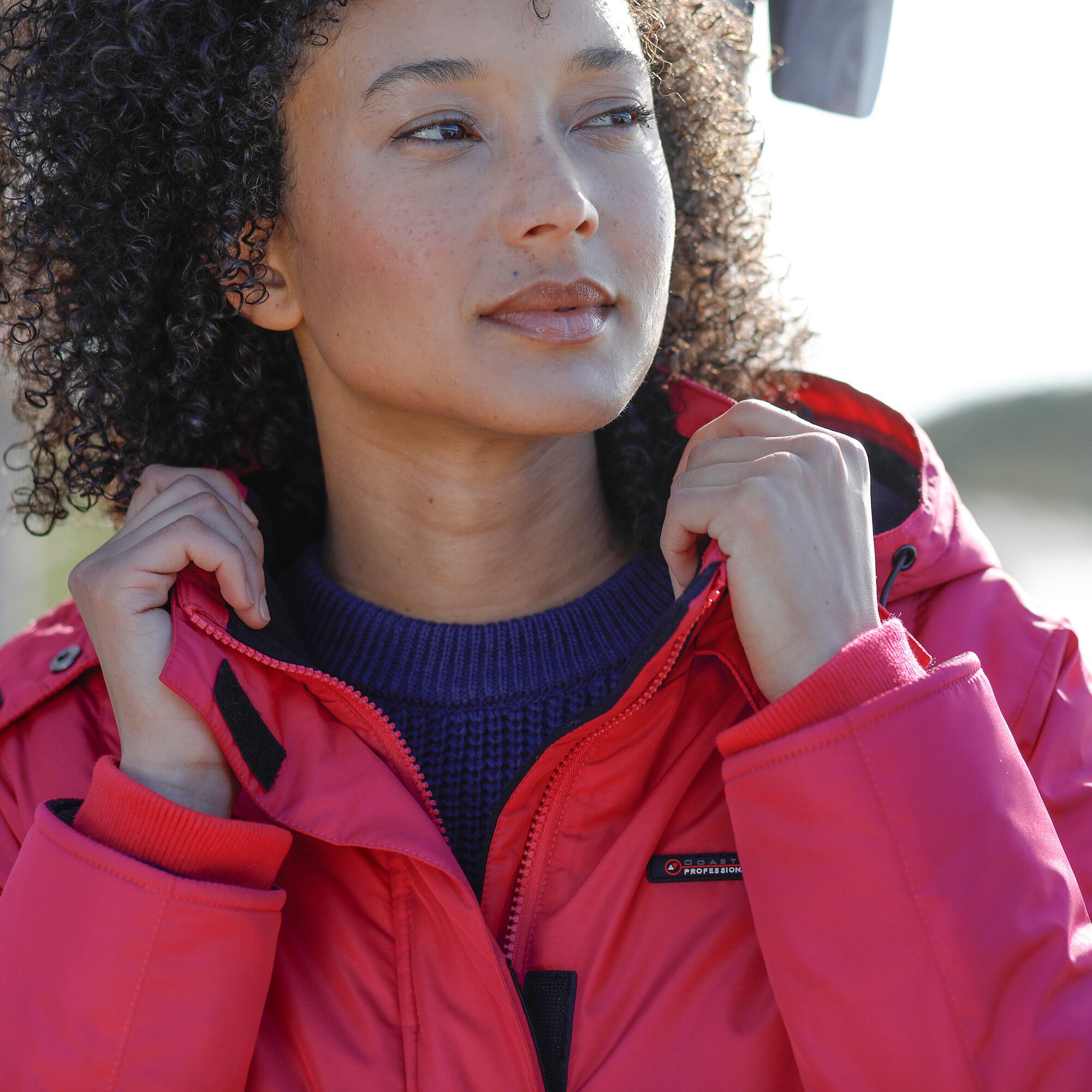 Parka imperméable doublée polaire unie