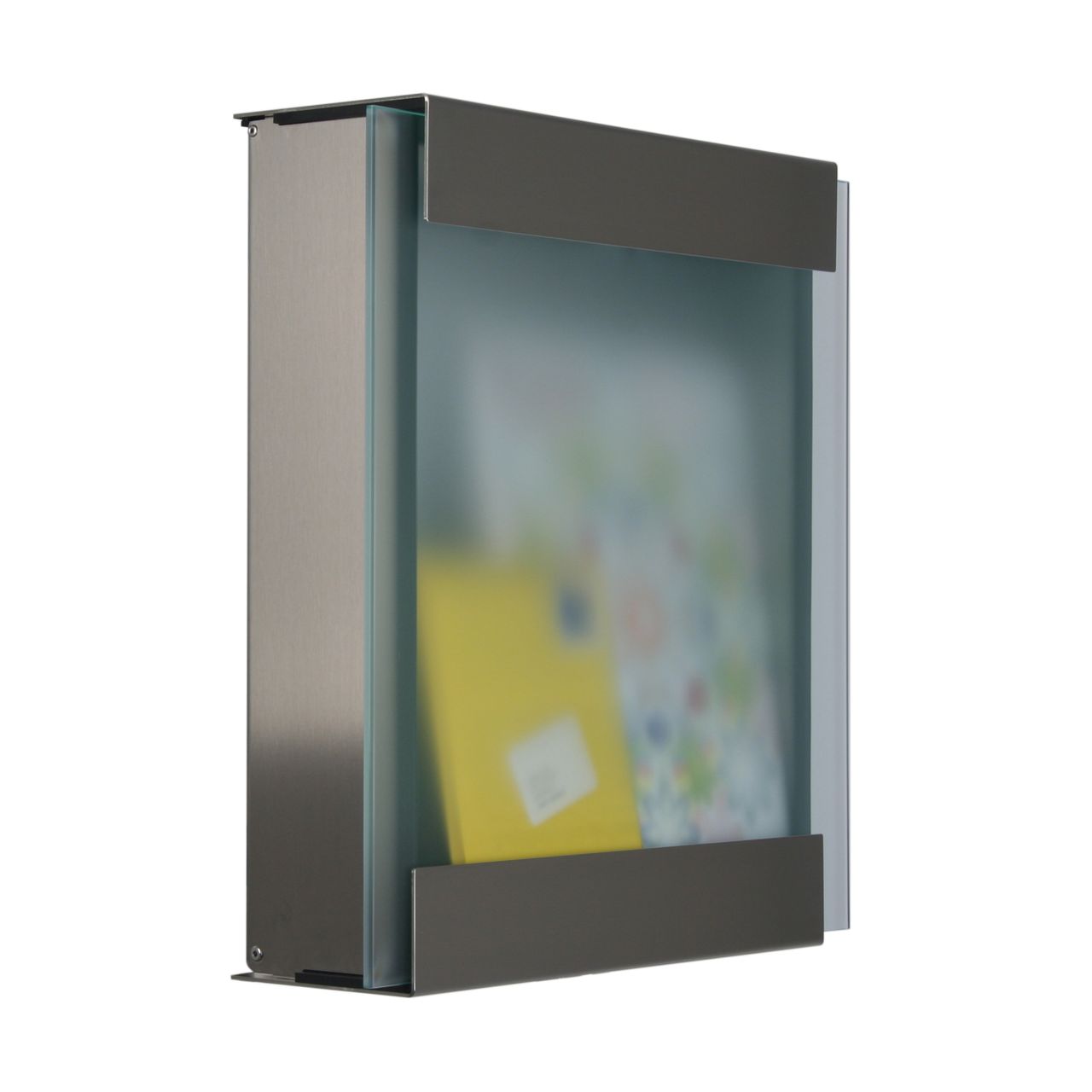 Keilbach Designprodukte Keilbach Briefkasten, Edelstahl, Glasfront