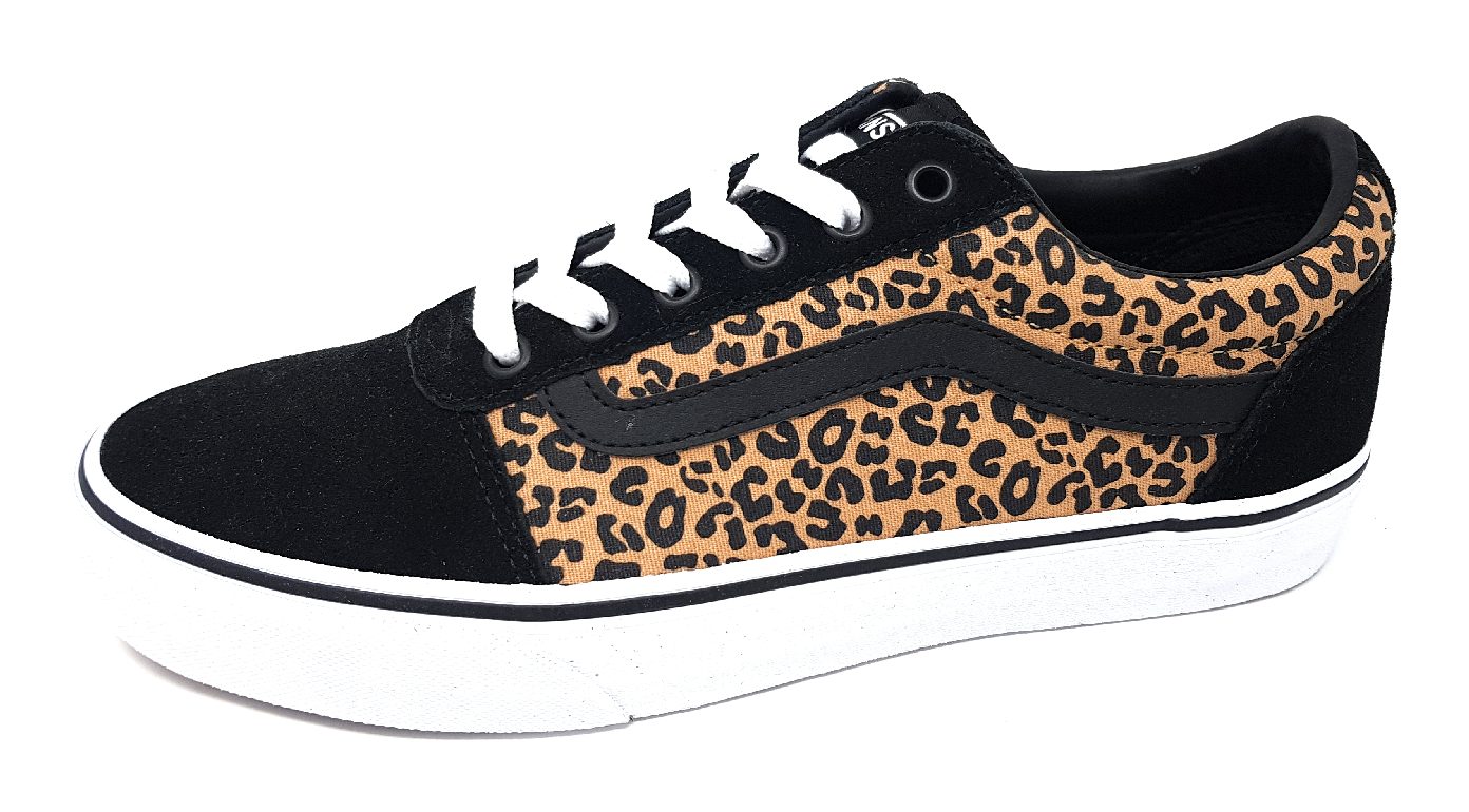 Vans WM Ward VN0A5HY0361I1M Schwarz Cheetah Leo