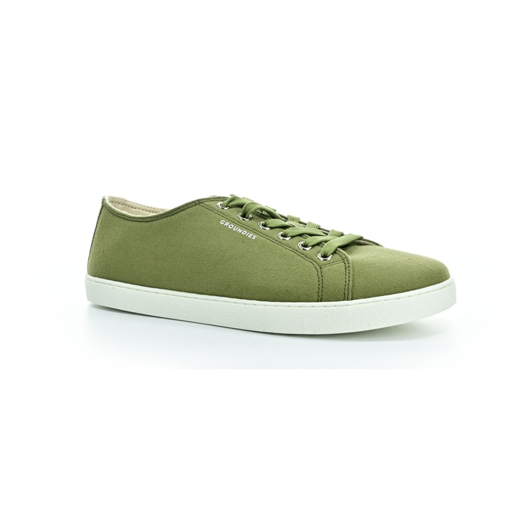 Groundies Lima Khaki Canvas Barfußschuhe