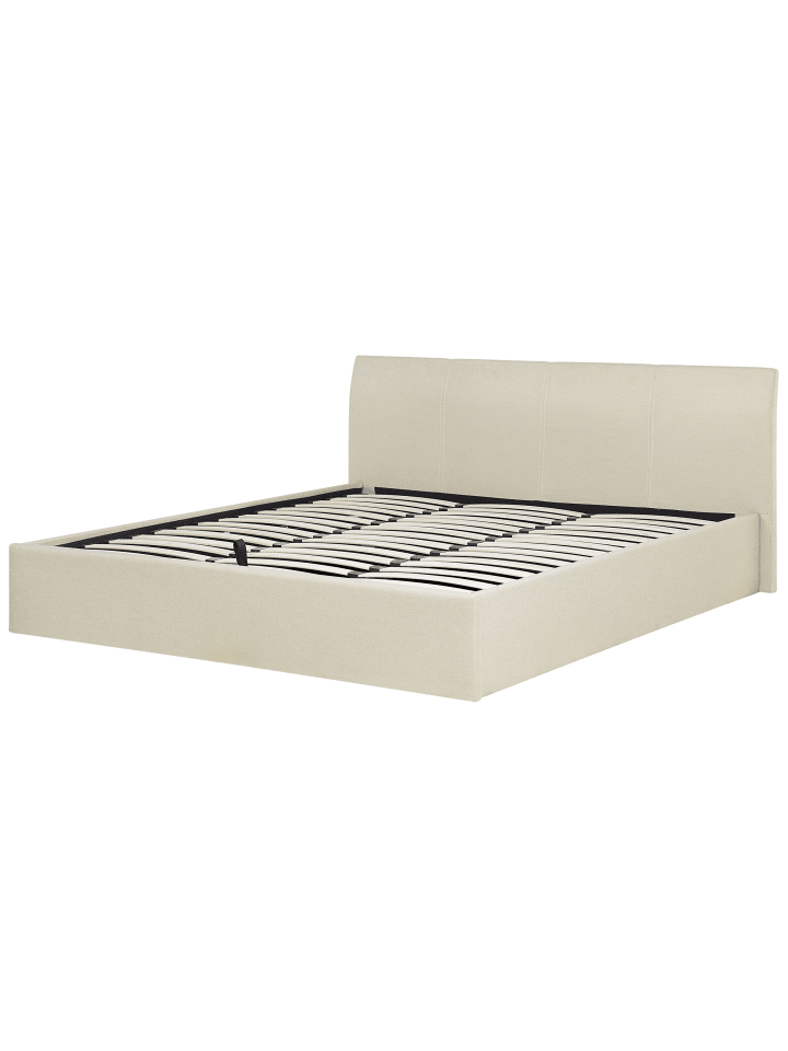 Beliani Doppelbett ORBEY in Beige - (W) 197 x (H) 88 x (L) 212 cm günstig kaufen onesize