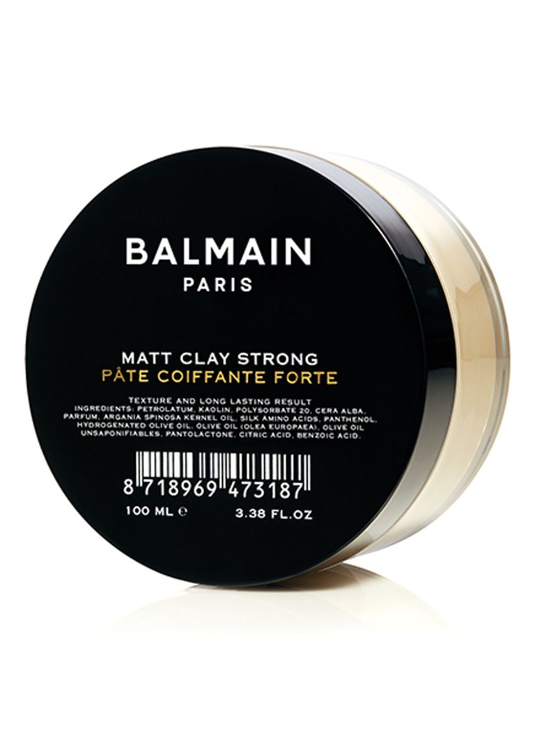 Balmain Hair Matt Clay Strong - matu veidošana