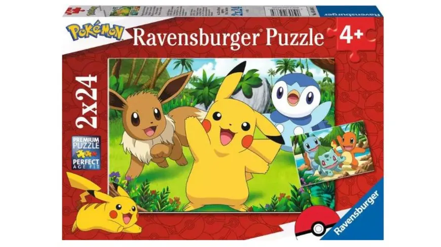 Ravensburger Puzzle - Pikachu und seine Freunde - 24 Teile