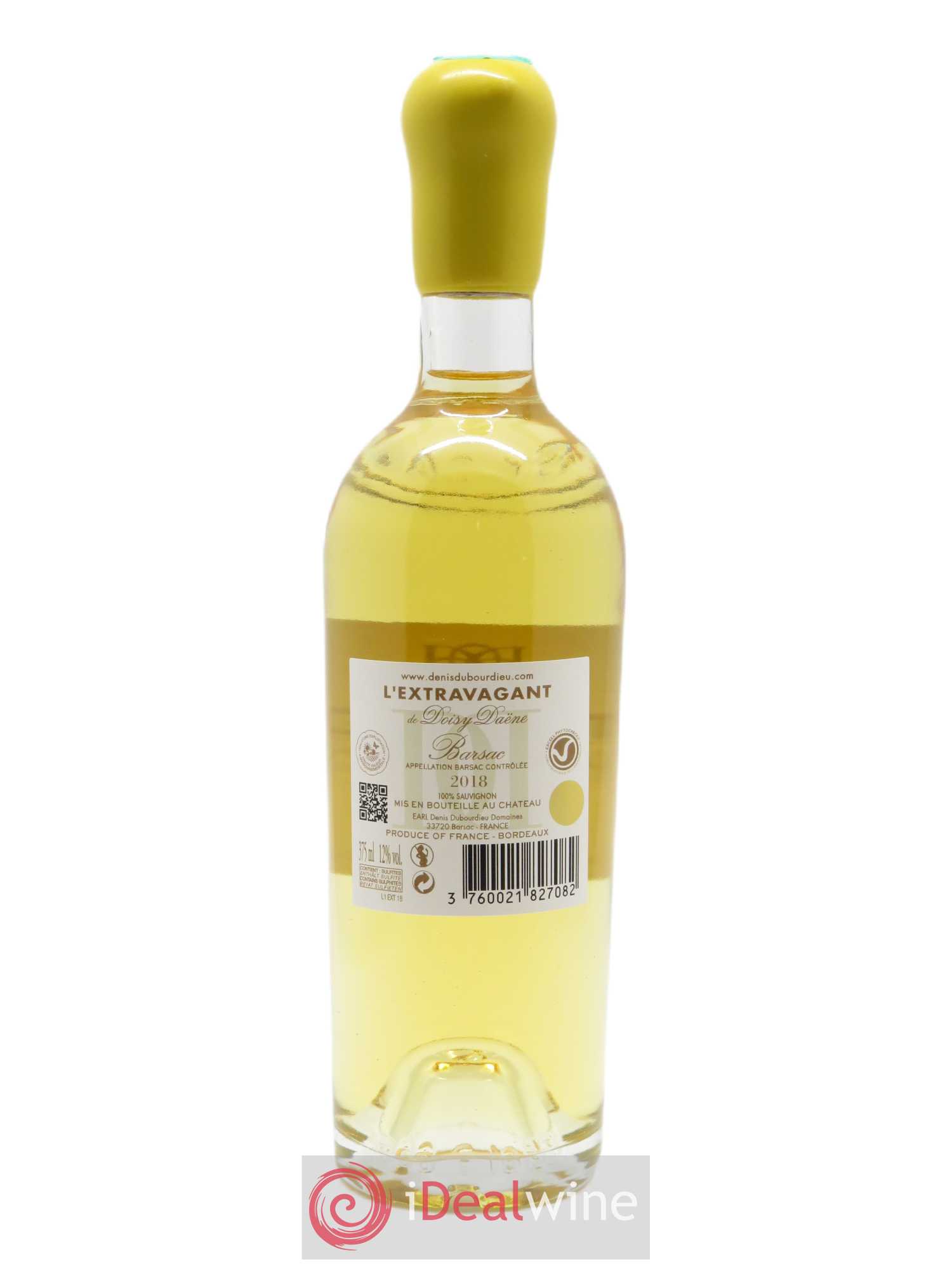 L'Extravagant de Doisy Daëne  2018 - Lot de 1 Demi-bouteille