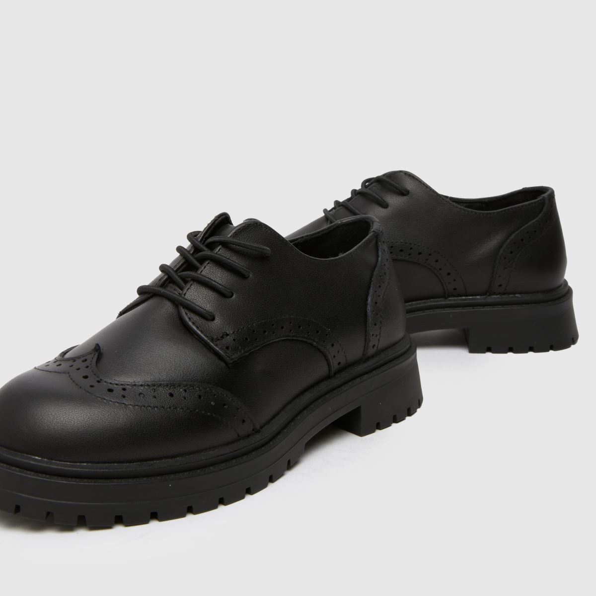 Schuh črni čevlji Luminary brogue za deklice