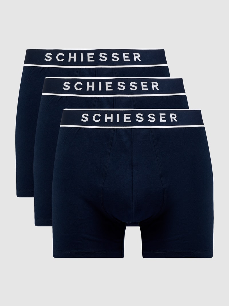 Trunks mit Stretch-Anteil im 3er-Pack in marineblau