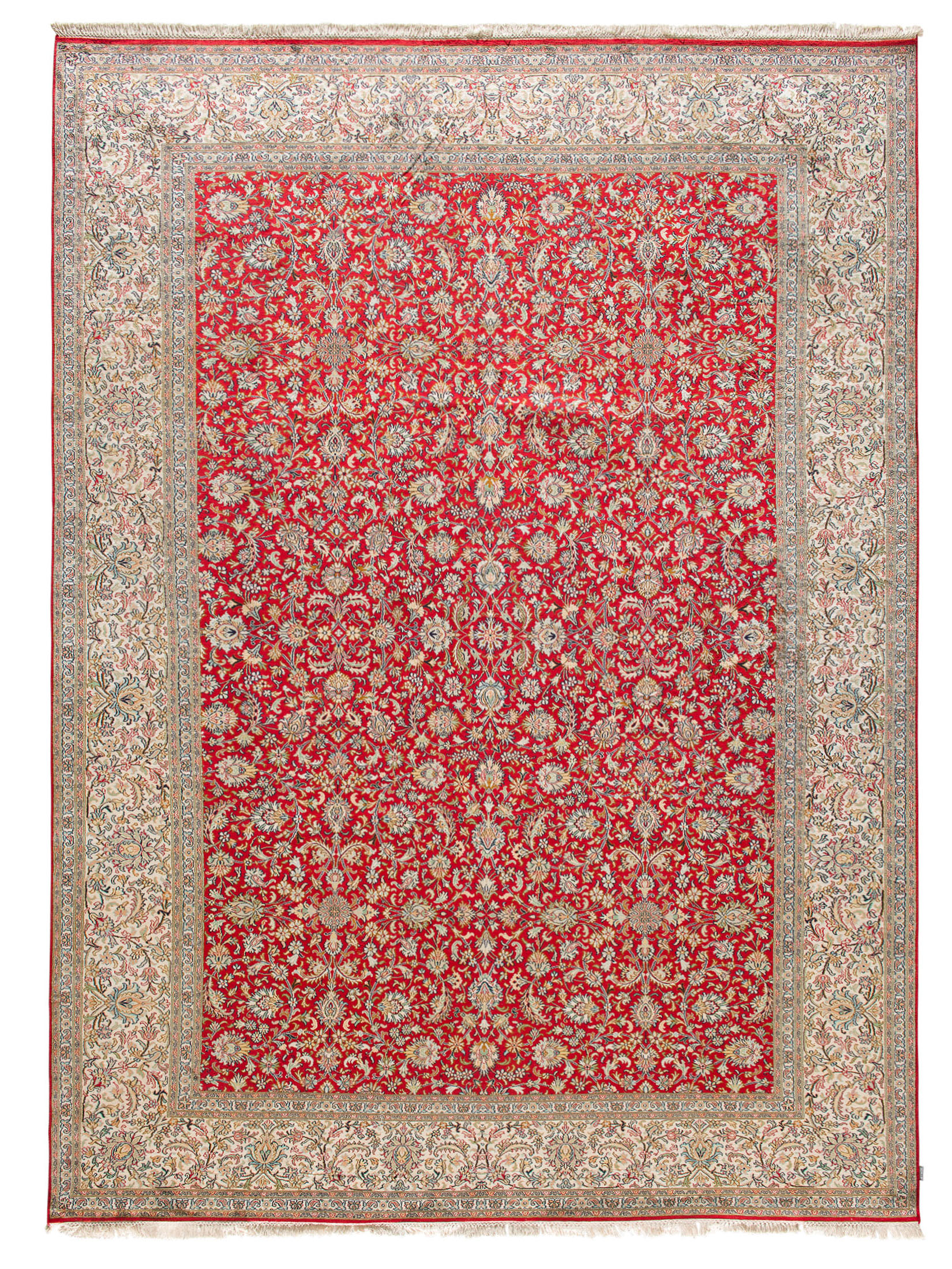 Kaschmir Seide 16/16 ca. 248 x 338 cm, Unikat / Einzelstück
