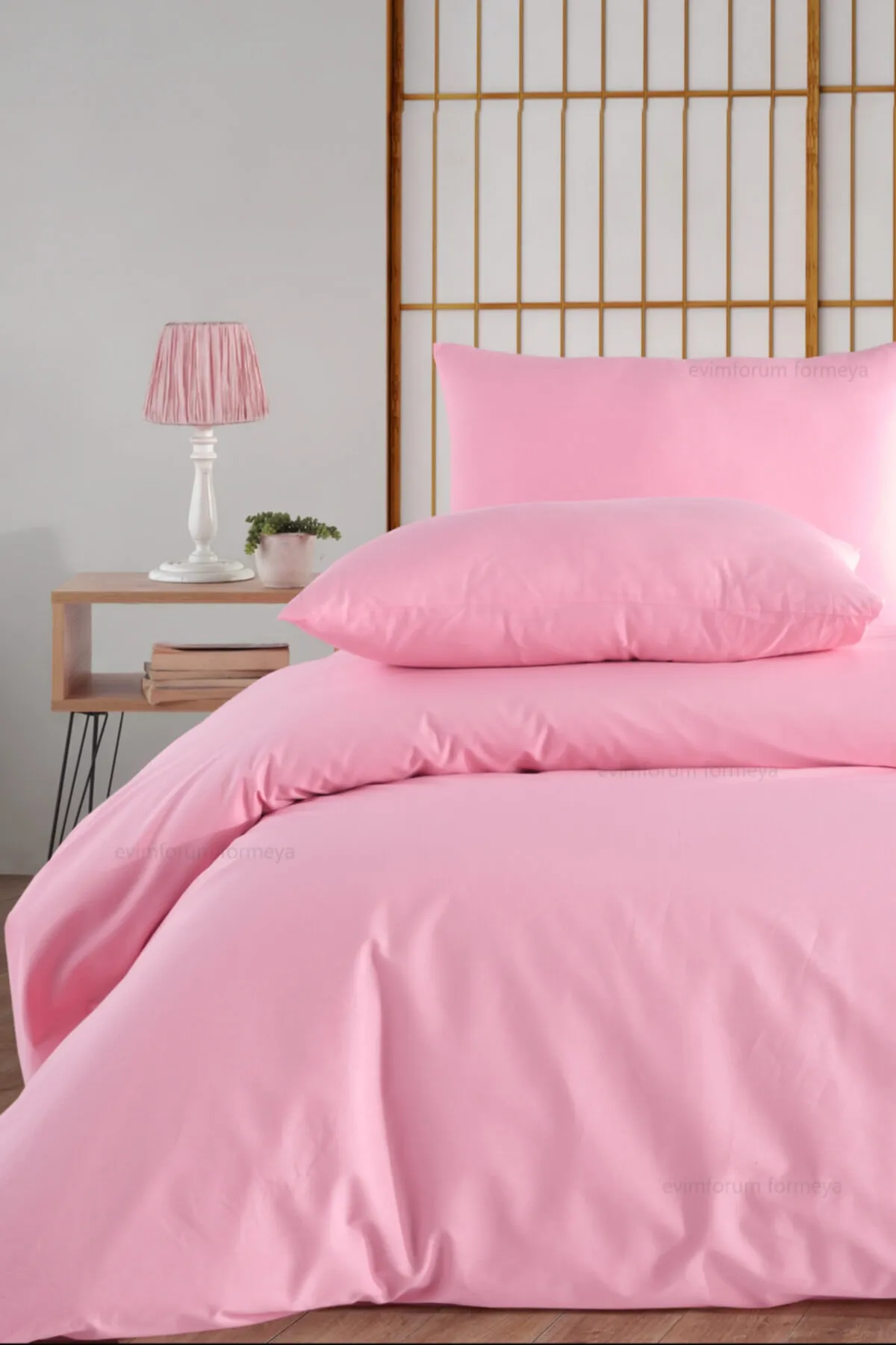 Formeya  Einzelbettbezug-Set mit elastischen Baumwolllaken, 4 Farben