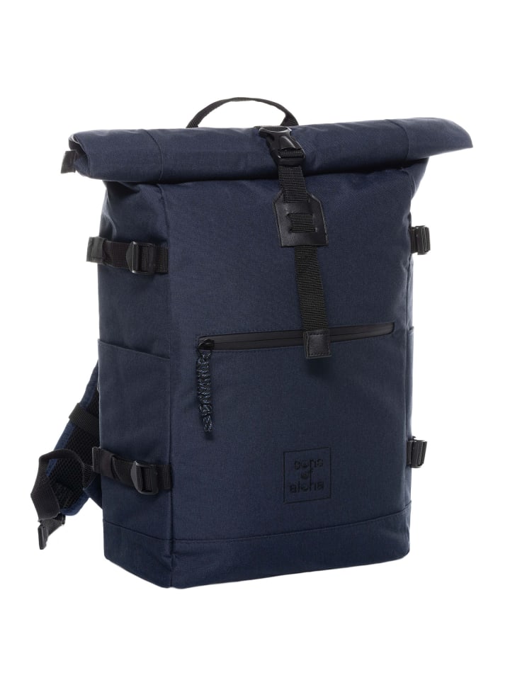 SONS OF ALOHA Rucksack XL RollTop Rucksack KANE erweiterbar| Laptop-Fach groß in blau günstig kaufen onesize
