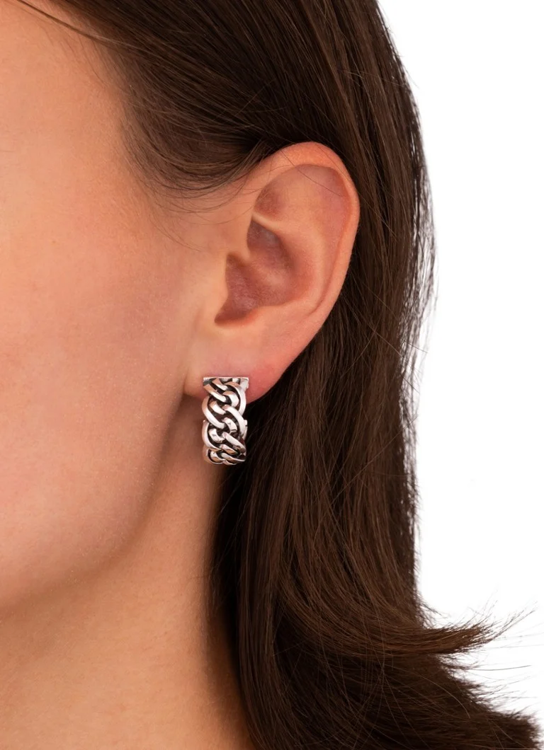 Buddha to Buddha Nathalie silver earrings