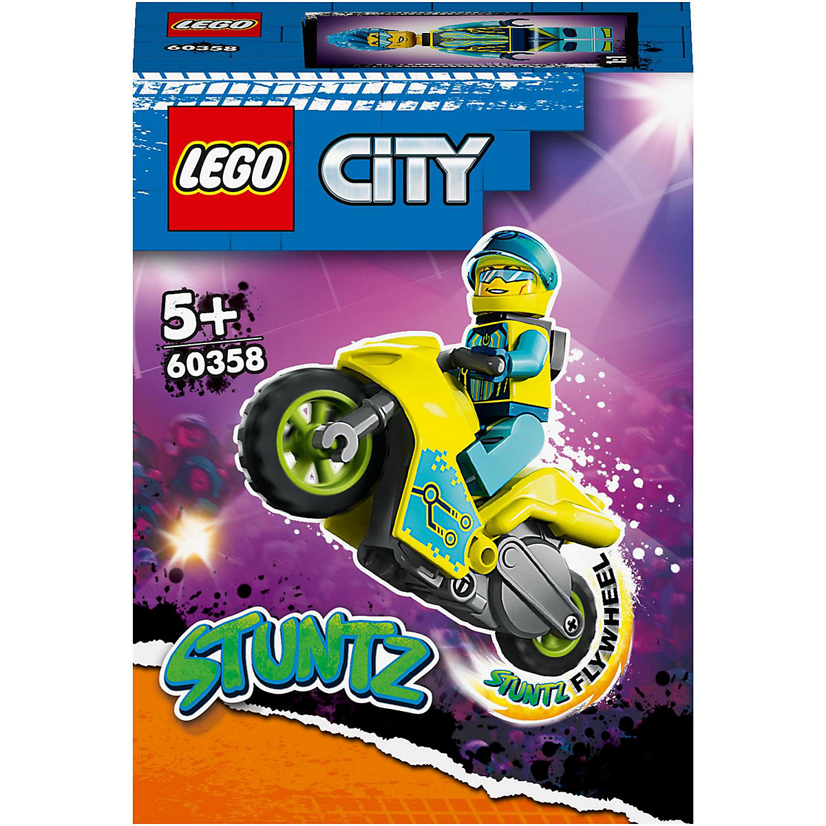 LEGO® City Stuntz 60358 Cyber-Stuntbike
