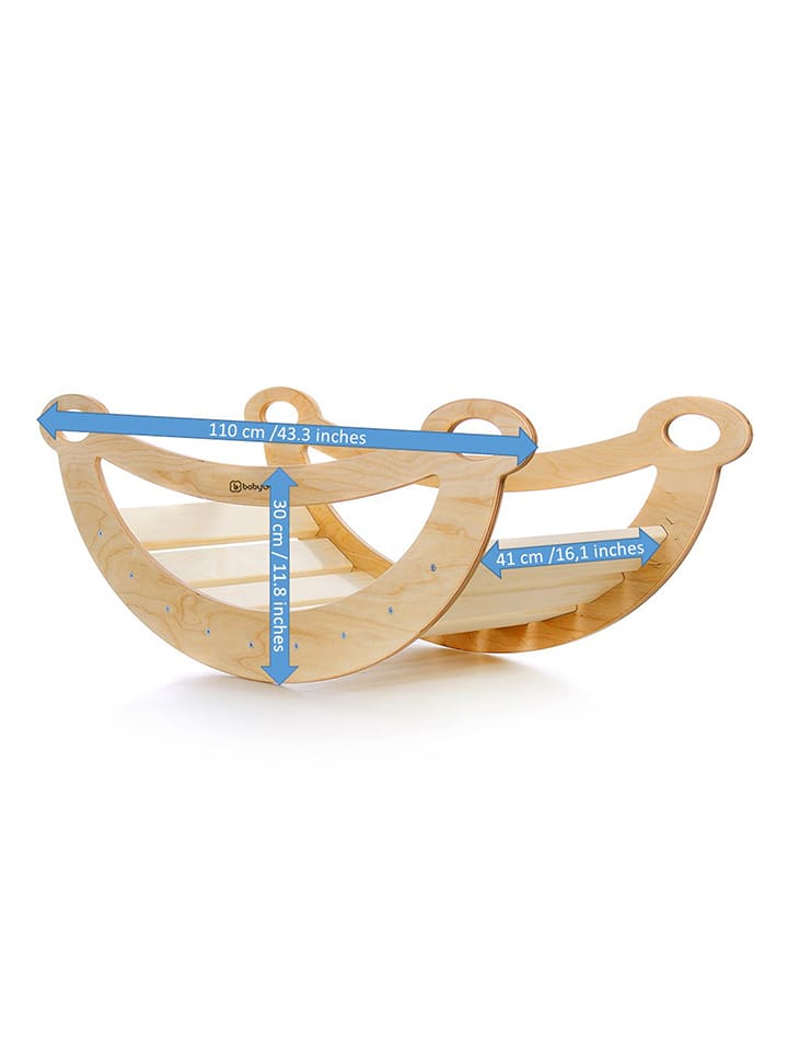 BabyGo Bogenwippe in Hellbraun - (B)110 x (H)30 x (T)41 cm - ab 3 Jahren günstig kaufen onesize