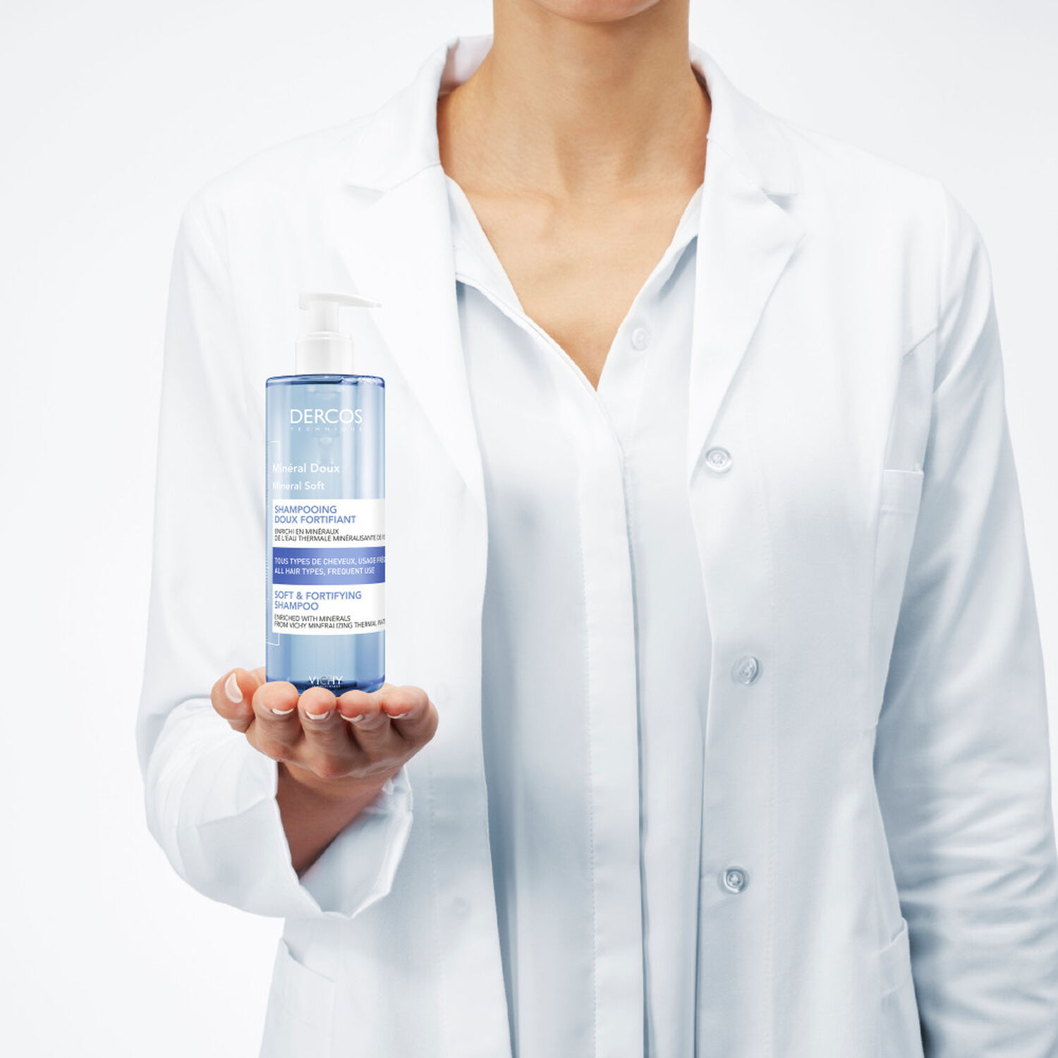 Vichy Dercos Technique Shampooing Minéral Doux Fortifiant 400 ml