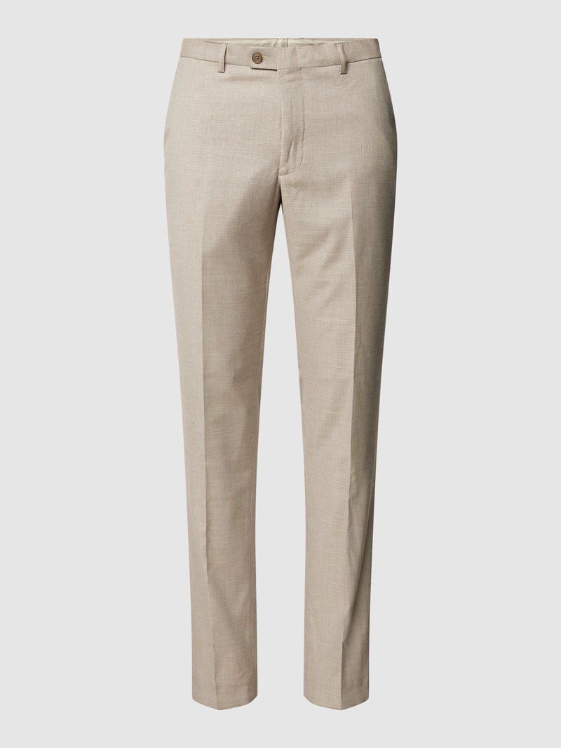 Hose mit Bügelfalten in beige
